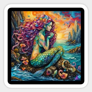 VV (MERMAID) Sticker